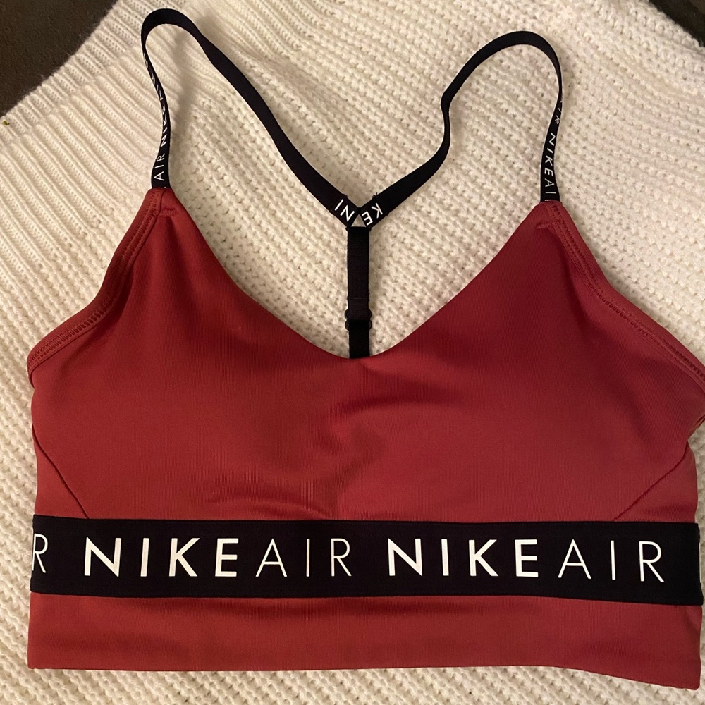 Nike sport bra rust color